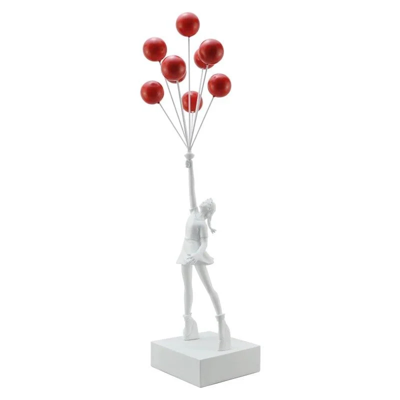 Banksy Balloon Girl Statue -