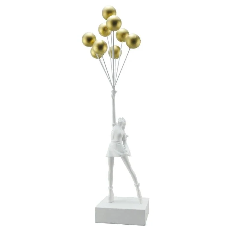 Banksy Balloon Girl Statue -