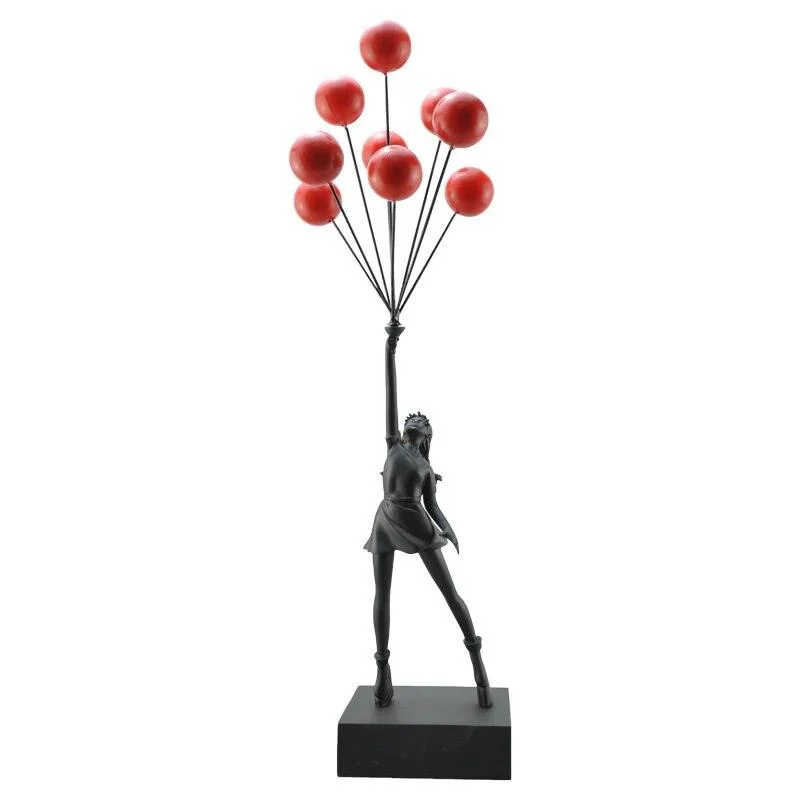 Banksy Balloon Girl Statue -