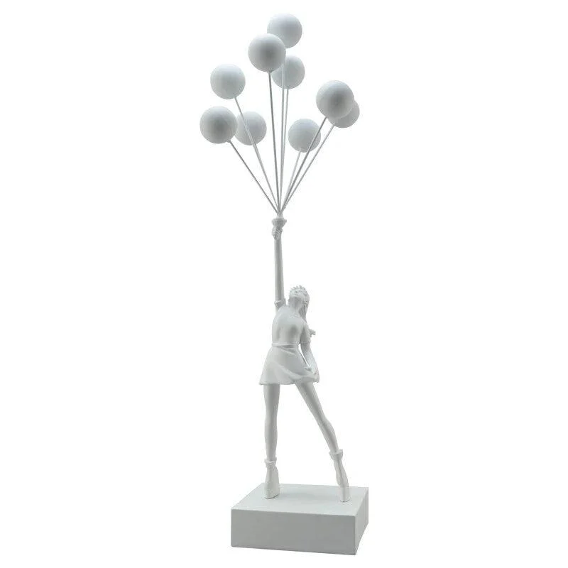 Banksy Balloon Girl Statue -