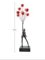 Banksy Balloon Girl Statue