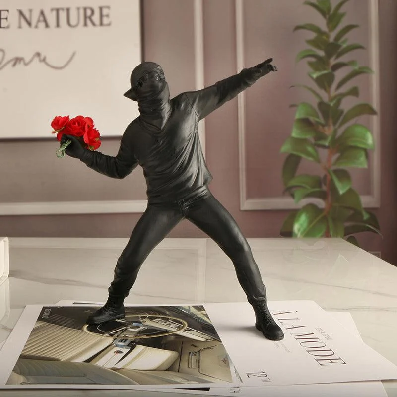 Banksy Flower Rioter Ornament -  - #tag1#