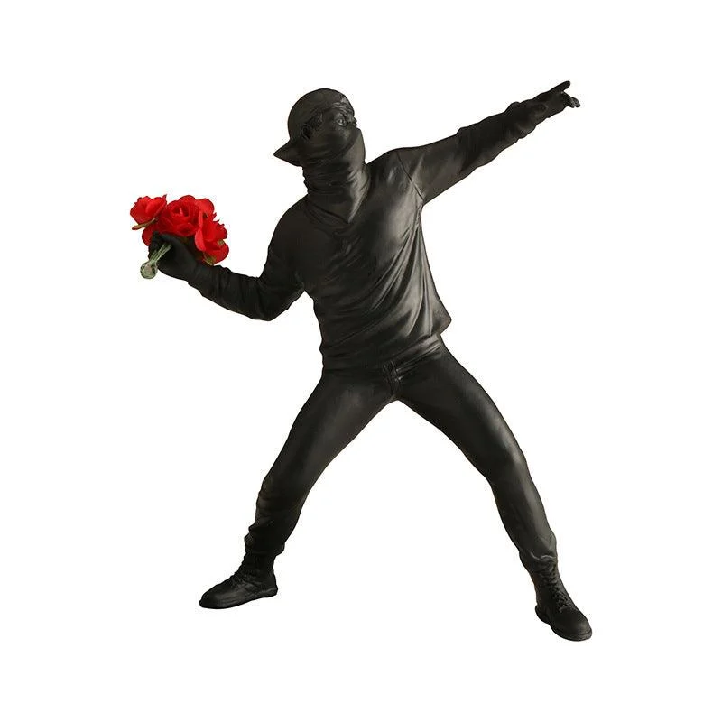 Banksy Flower Rioter Ornament -  - #tag1#