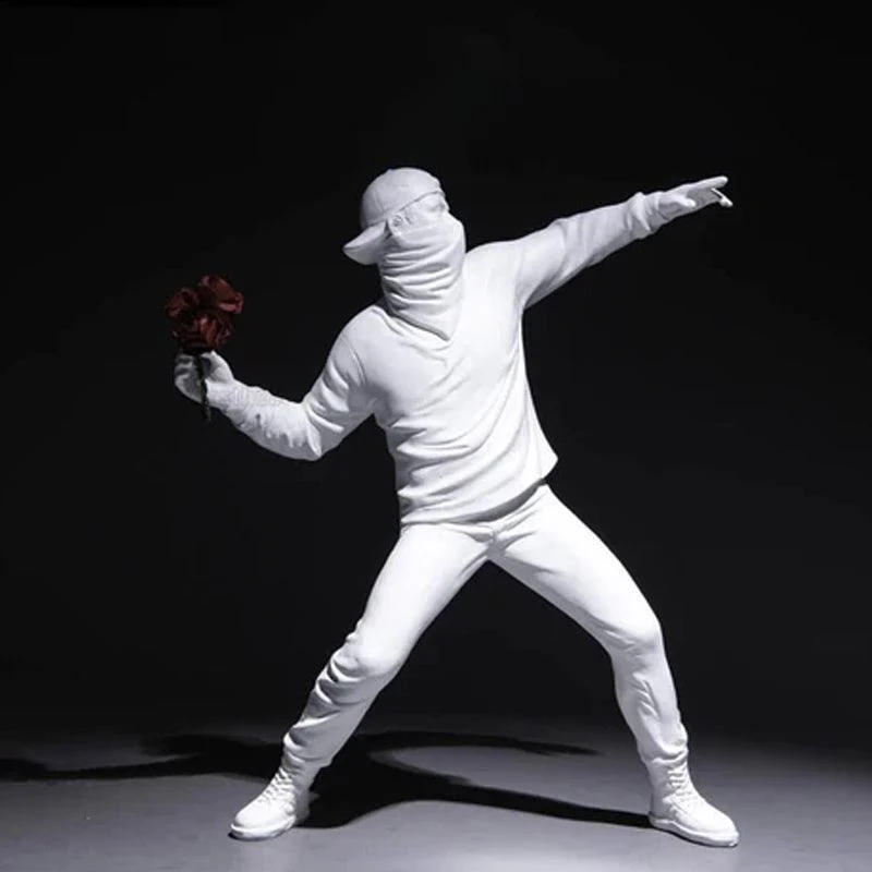 Banksy Flower Rioter Ornament -  - #tag1#