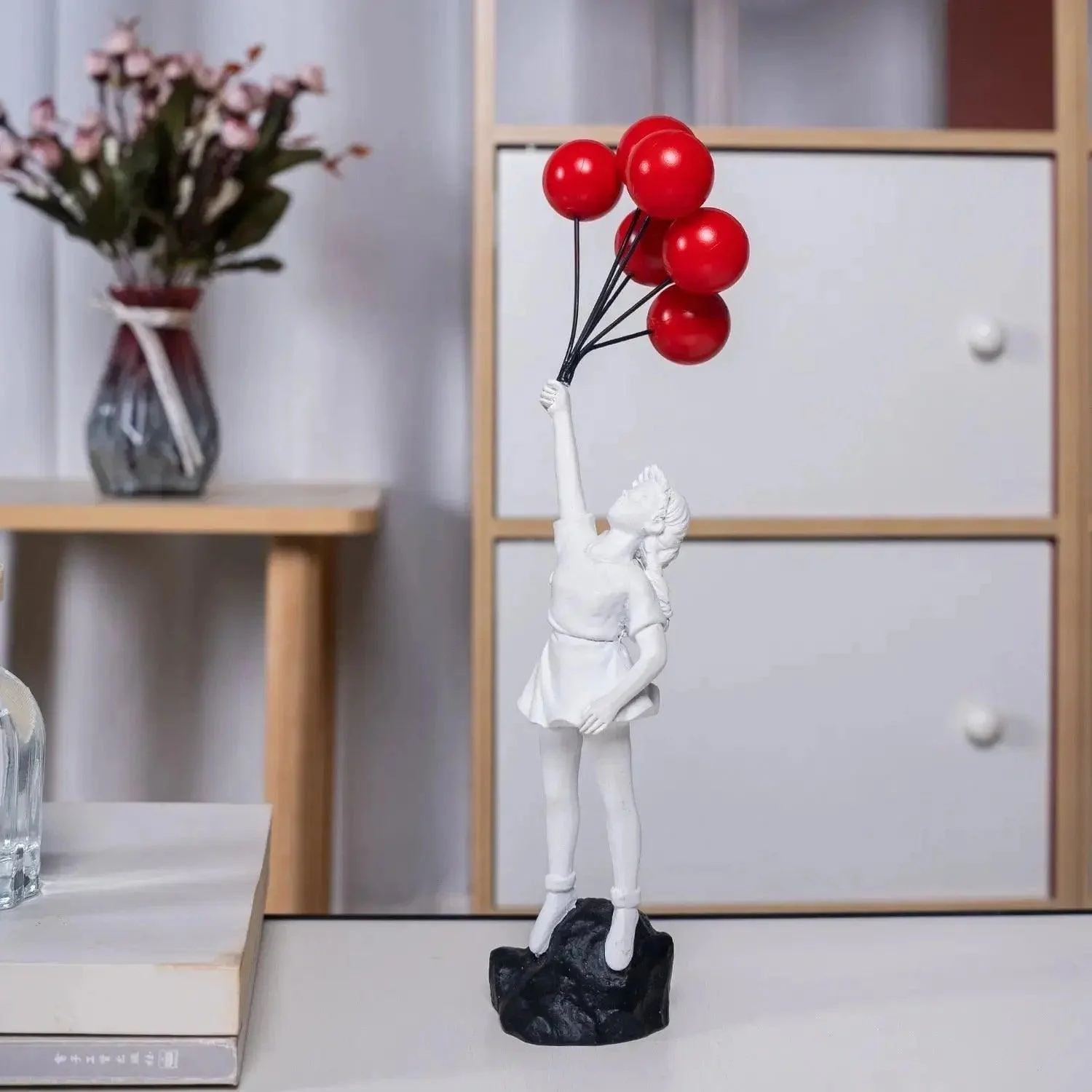 Banksy Flying Balloon Girl Statue -  - #tag1#