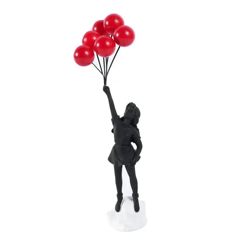 Banksy Flying Balloon Girl Statue -  - #tag1#