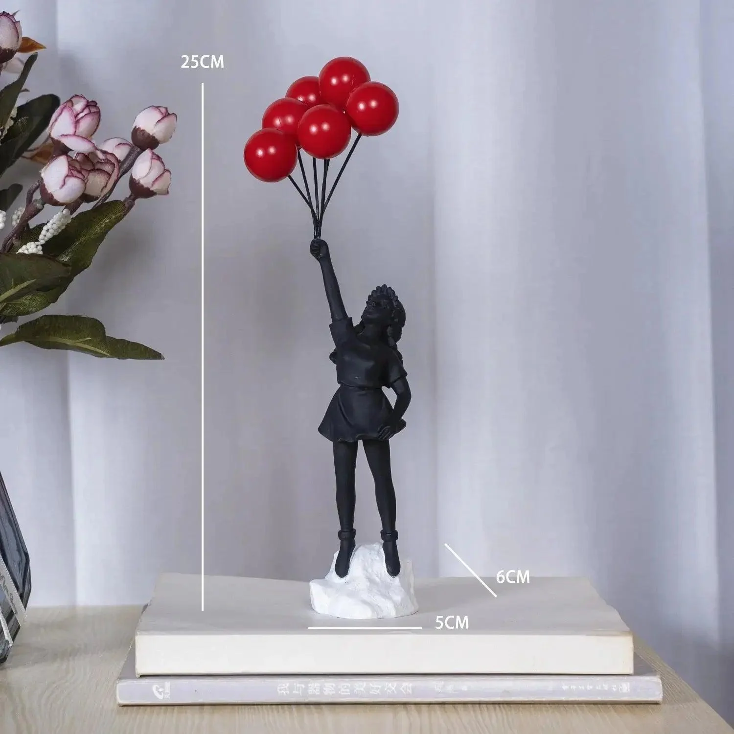 Banksy Flying Balloon Girl Statue -  - #tag1#