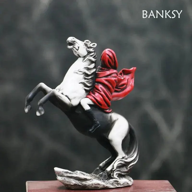 Banksy Horse Sculpture -  - #tag1#