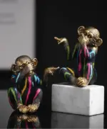 Banksy Monkey Statue