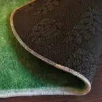 Bare Foot on Grass Corner Rug