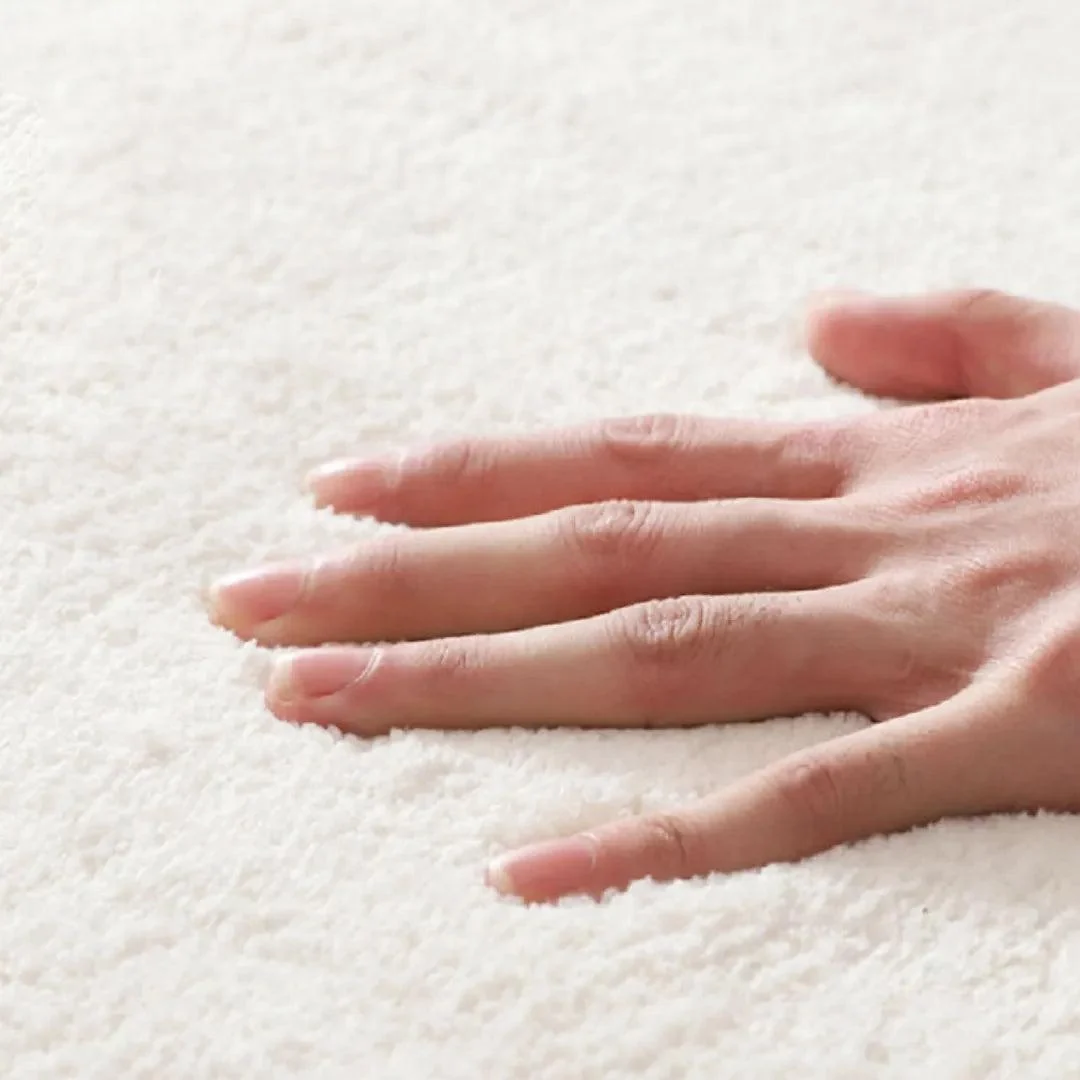 Bare Foot on Grass Corner Rug -