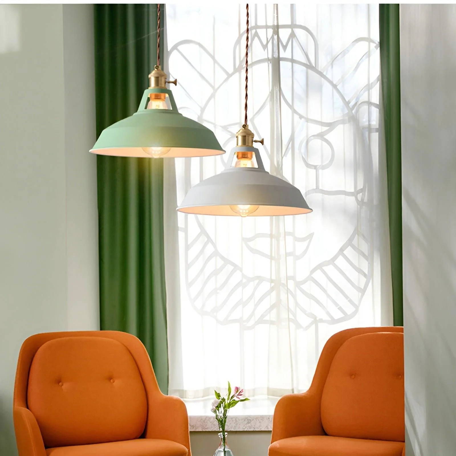 BarnFlare Ceiling Lights - Colorful Industrial LED Macaron Pendant Lamp -  - #tag1#