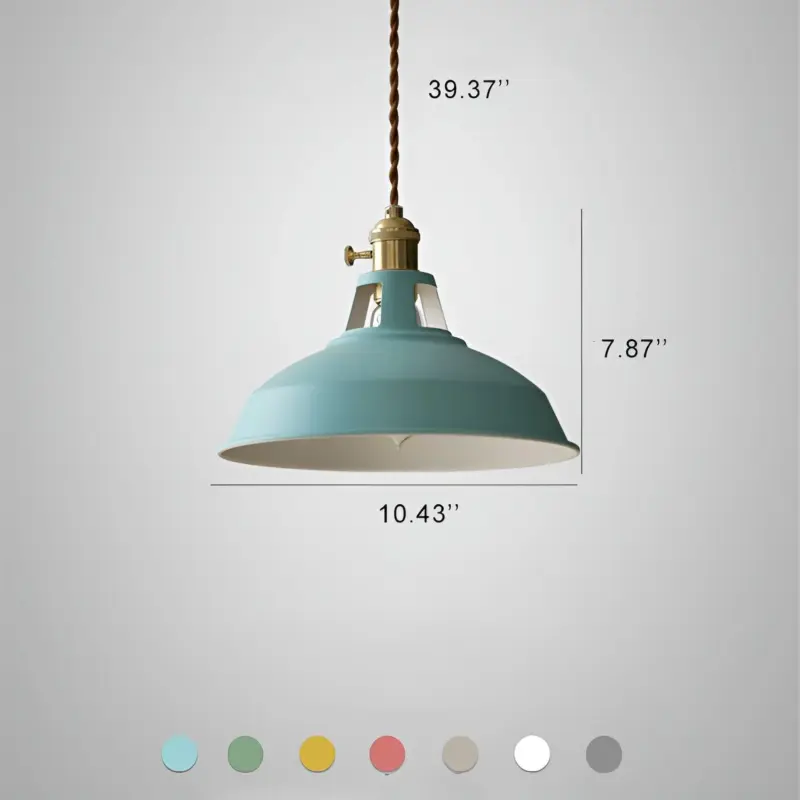 BarnFlare Ceiling Lights Colorful Industrial LED Macaron Pendant Lamp tag1