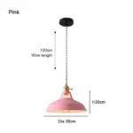 BarnFlare Ceiling Lights Colorful Industrial LED Macaron Pendant Lamp tag1