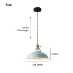 BarnFlare Ceiling Lights Colorful Industrial LED Macaron Pendant Lamp tag1