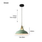 BarnFlare Ceiling Lights Colorful Industrial LED Macaron Pendant Lamp tag1