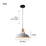 BarnFlare Ceiling Lights Colorful Industrial LED Macaron Pendant Lamp tag1