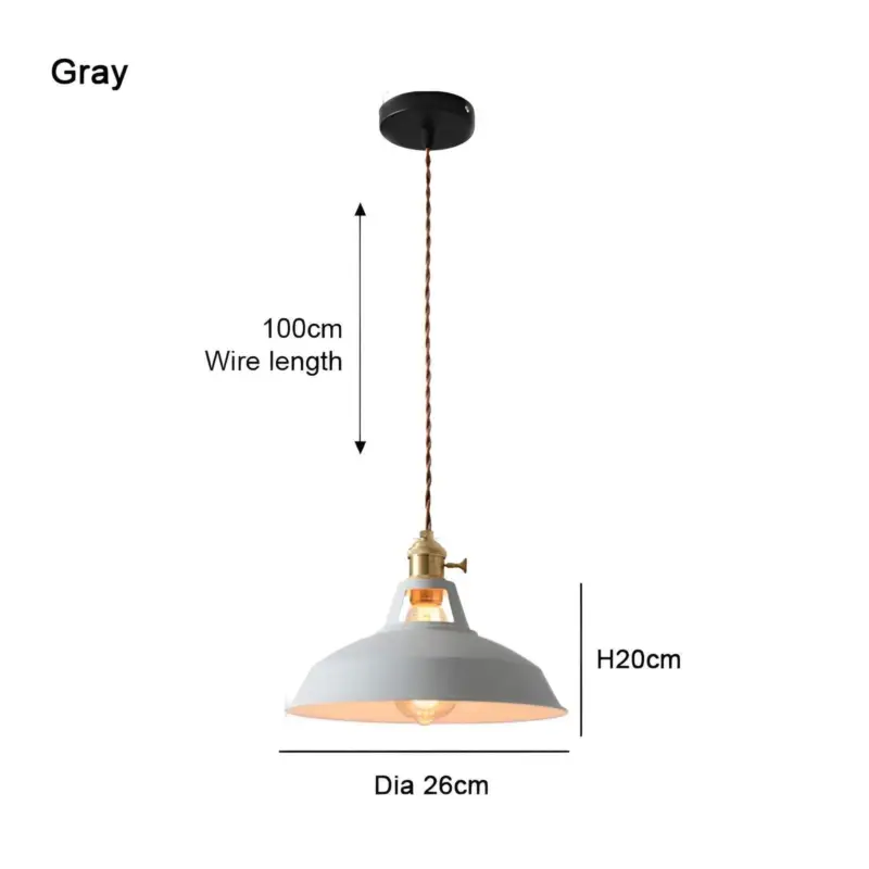 BarnFlare Ceiling Lights Colorful Industrial LED Macaron Pendant Lamp tag1