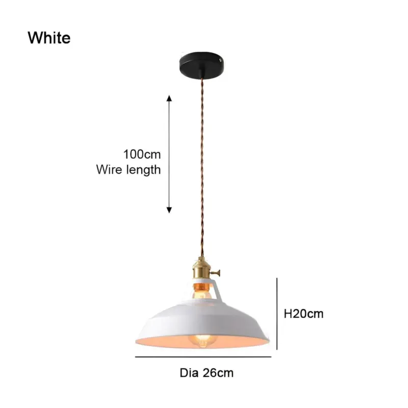 BarnFlare Ceiling Lights Colorful Industrial LED Macaron Pendant Lamp tag1