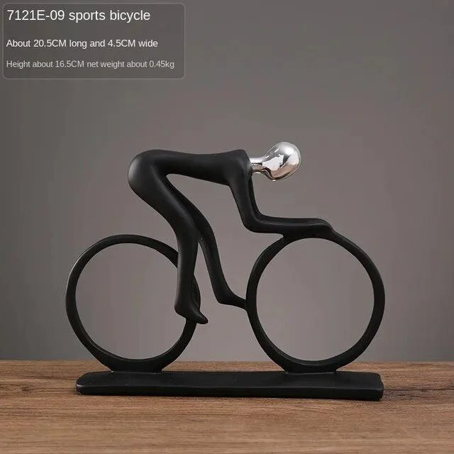 Baseball Football Sports Resin Abstract Figure Sculptures and Statues Decoration Home Decoration -