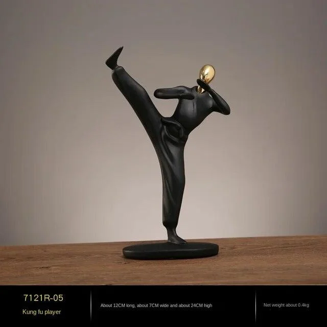Baseball Football Sports Resin Abstract Figure Sculptures and Statues Decoration Home Decoration -