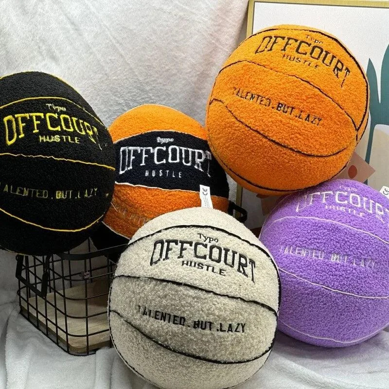 Basketball Plush Pillow - Soft and Fluffy - Kids and Adults - Birthday Gift -  - #tag1#