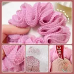 Bath Ball Cute Ice Cream Scrub Towel tag1