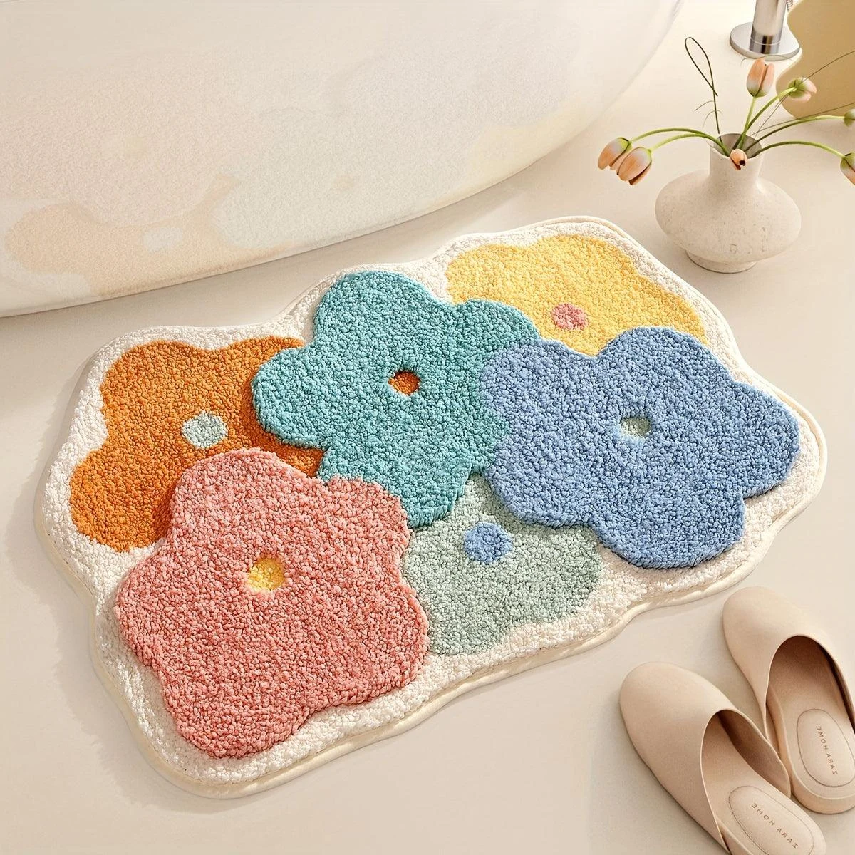 Bath mat - FlorSoft - Extra Absorbent - Floral motif -  - #tag1#