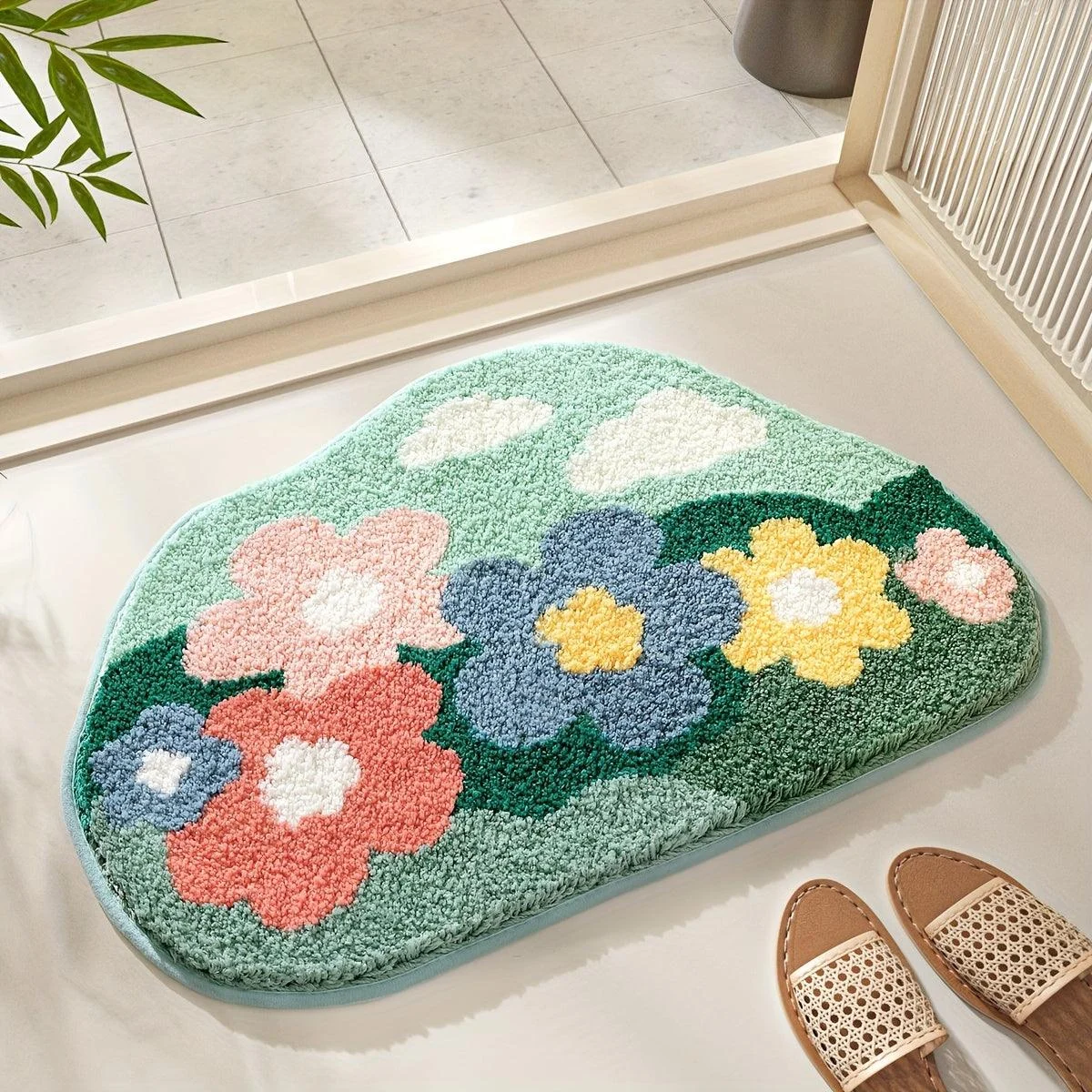 Bath mat - FlorSoft - Extra Absorbent - Floral motif -  - #tag1#