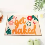 Bath mat Get naked tag1