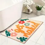 Bath mat Get naked tag1