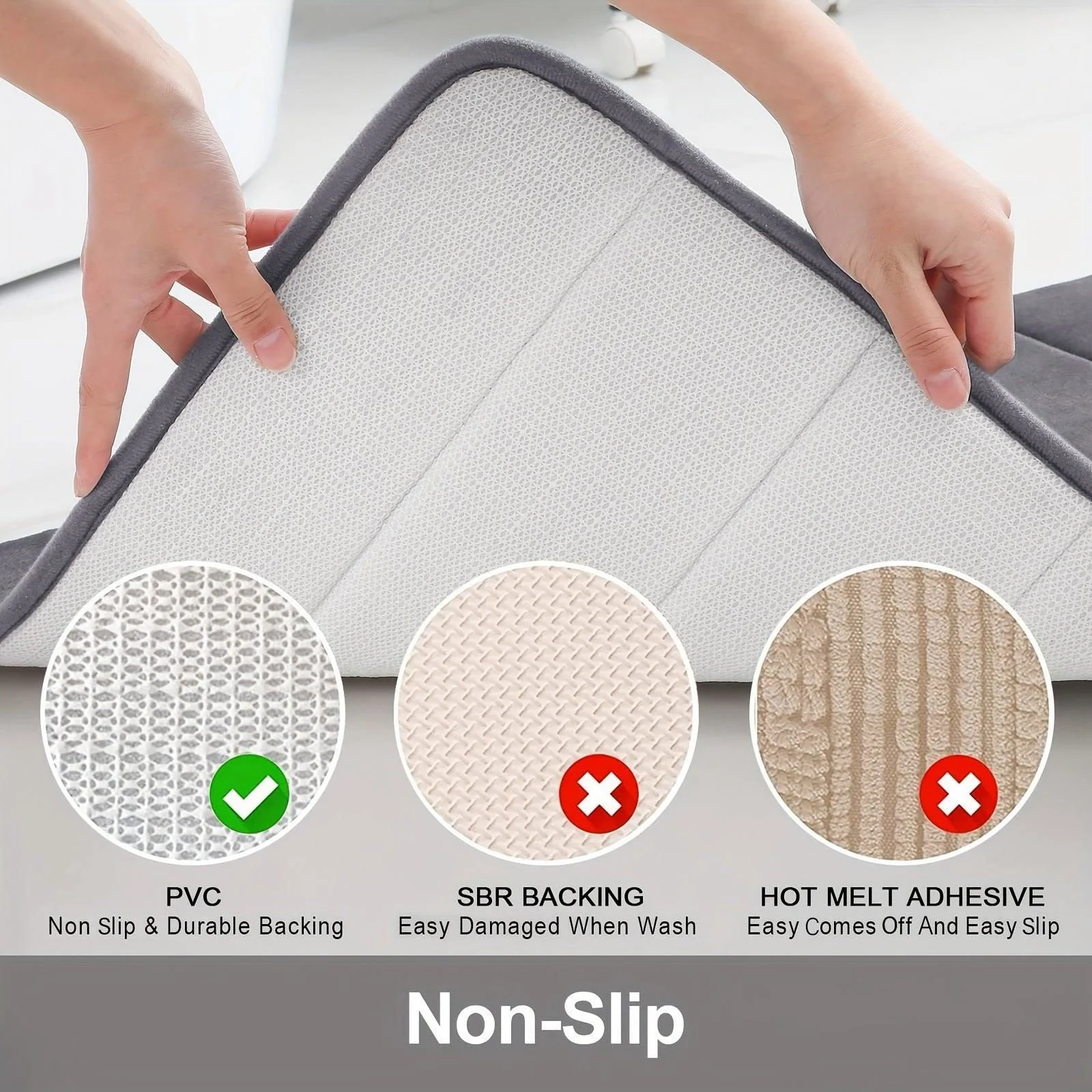 Bath mat - GripMat - Non-slip - Quick drying -  - #tag1#