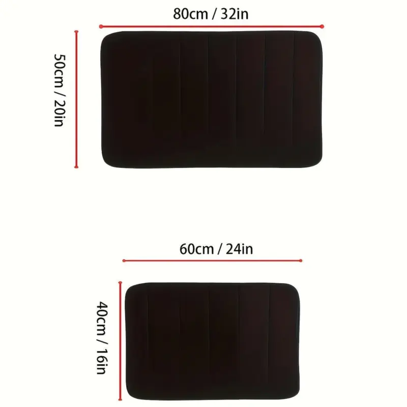 Bath mat GripMat Non slip Quick drying tag1