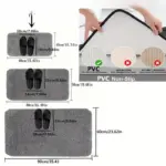 Bath_mat_-_LuxaMat_-_Soft_Lined_-_Absorbent_Non-slip_-_-_tag1_-4148619 Bath mat LuxaMat Soft Lined Absorbent Non slip tag1