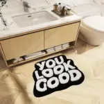 Bath mat You Look Good tag1