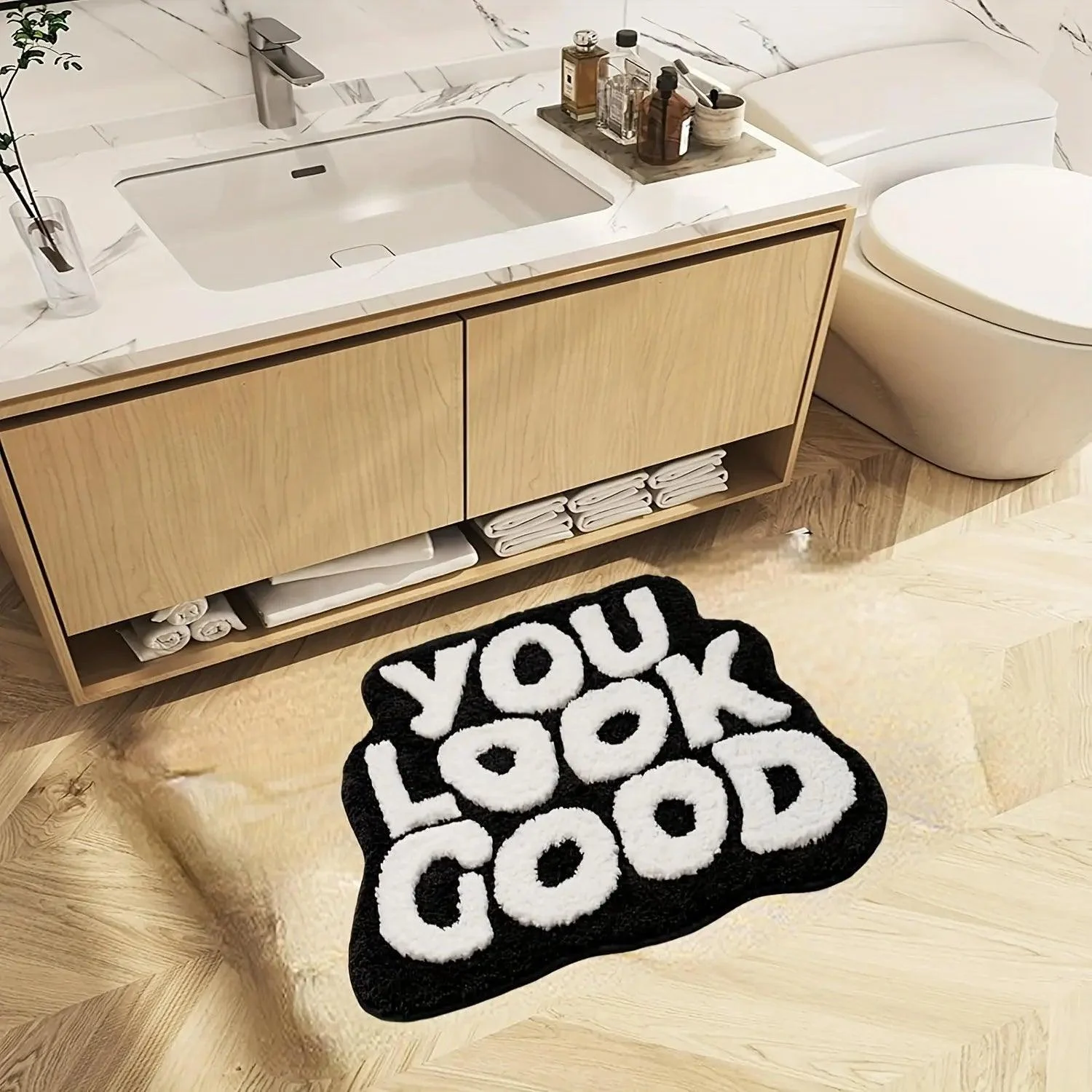 Bath mat - You Look Good -  - #tag1#