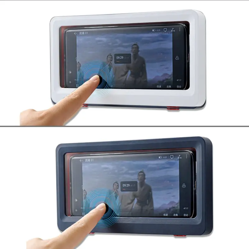 Bathroom Toilet Mobile Phone Holder Box Wall Mounted Soap Bracket 6 Inch Phone Storage Case Waterproof 5ce46aaf c0c1 4411 8082 ea668ceef3c0
