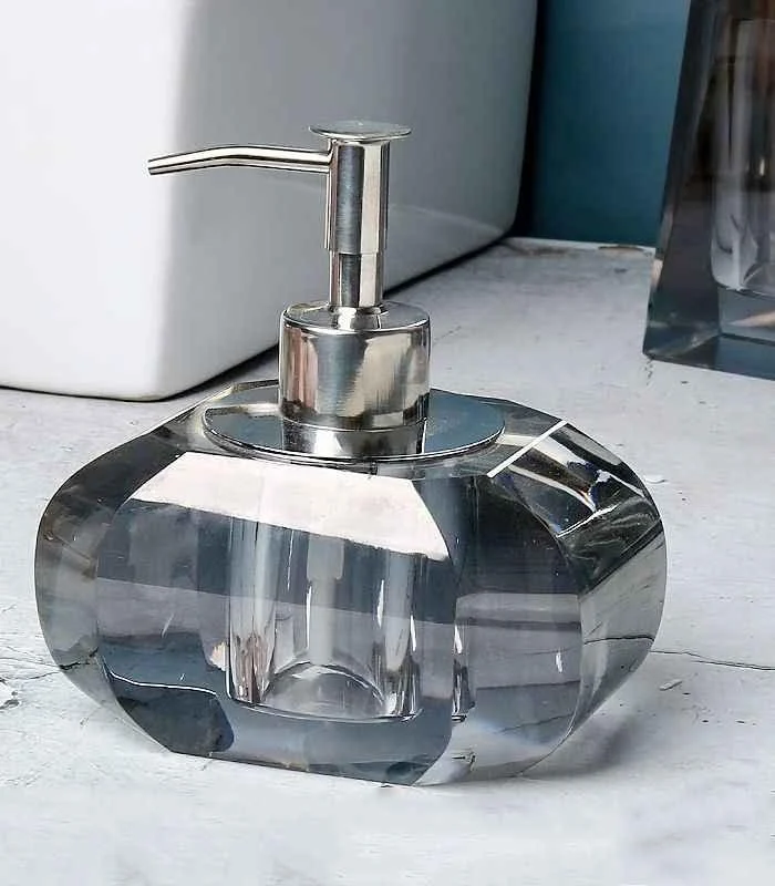 Bathroom Accessories Crystal Glass Grey -  - #tag1#