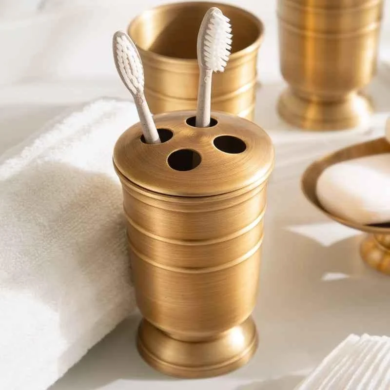 Bathroom Accessories Set Brass -  - #tag1#