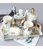 Bathroom_Accessories_Set_Ceramic_Bathroom_Set_Jungle_Print_-_-_tag1_-4146107 Bathroom Accessories Set Ceramic Bathroom Set Jungle Print tag1