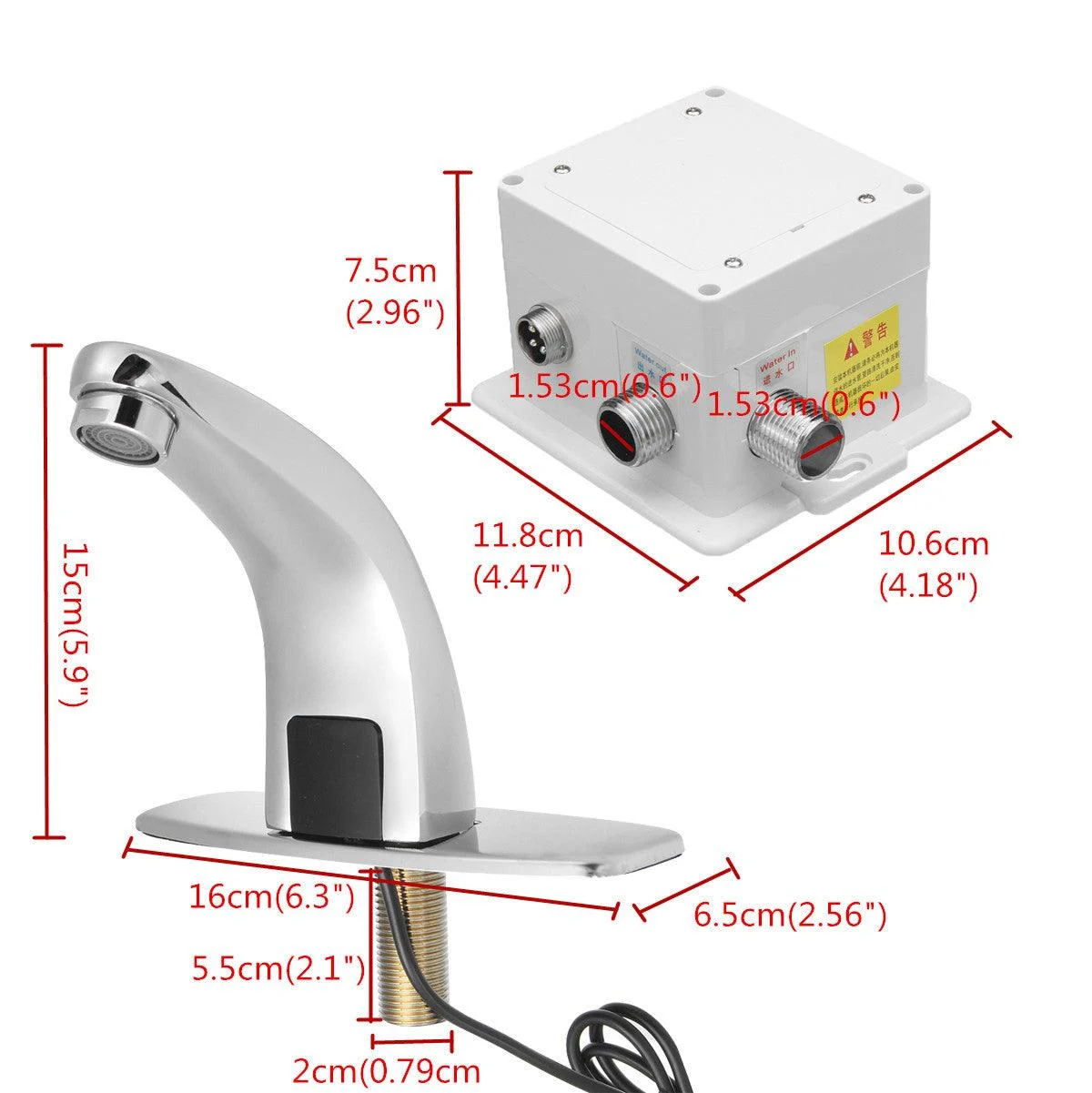 Bathroom Automatic Infrared Sink Hands -  - #tag1#
