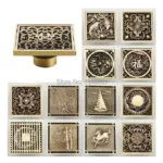 Bathroom Drain With Brass Hair Strainer tag1