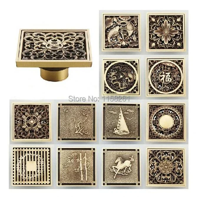 Bathroom Drain With Brass Hair Strainer -  - #tag1#