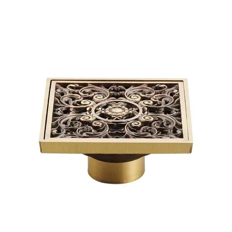 Bathroom Drain With Brass Hair Strainer -  - #tag1#