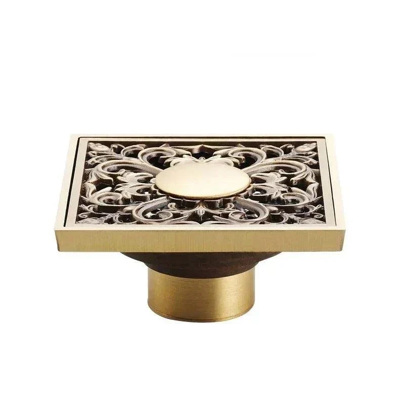 Bathroom Drain With Brass Hair Strainer -  - #tag1#