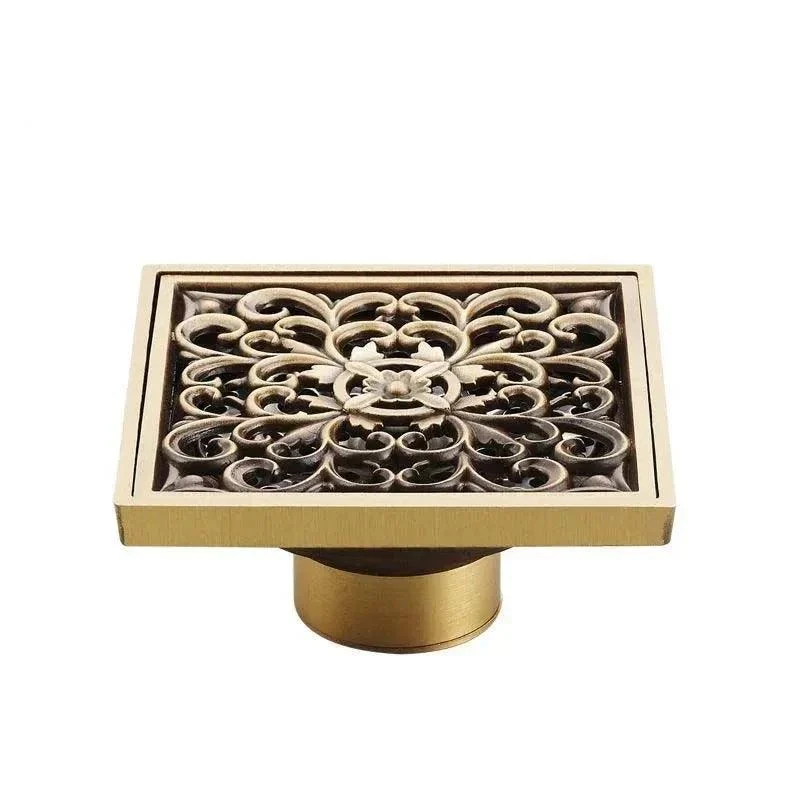 Bathroom Drain With Brass Hair Strainer -  - #tag1#