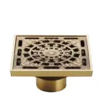 Bathroom Drain With Brass Hair Strainer tag1