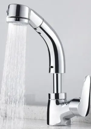 Bathroom Extendable Lift Brass Mixer Tap Faucet