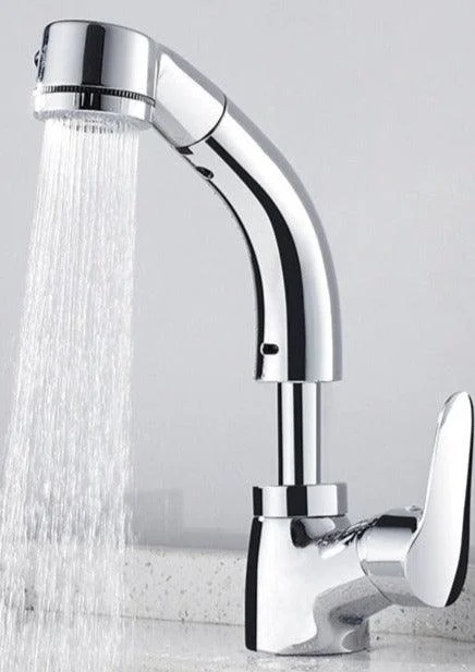 Bathroom Extendable Lift Brass Mixer Tap Faucet -  - #tag1#