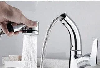 Bathroom Extendable Lift Brass Mixer Tap Faucet -  - #tag1#